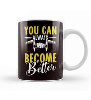 You Can Always Become Better Trainer Fitness Instructor Gym Kupa Bardak Porselen