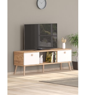 140 Cm Ela Atlantik -beyaz Tv Ünitesi