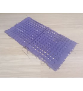 EL İŞİ PAMUKLU BANYO LİFİ,EL ÖRGÜSÜ DUŞ LİFİ,MOR RENKLİ 38x40xm