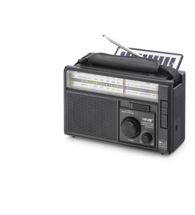 Bluetooth Solar Panelli Fm Radyo Usb Tf Nostaljik Hoparlör - Siyah NS9951BTS