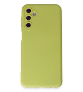 Newface Samsung Galaxy M34 5G Kılıf Nano içi Kadife Silikon - Sarı