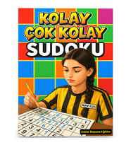 Çok Kolay – Kolay Sudoku Kitabı (320 Sudoku Cevaplarıyla)