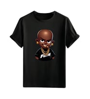 Animasyon Görselli  Unisex (Tshirt) Tişört (Siyah)