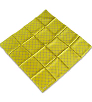 Armine Yeşil Monogram Desen Tivil İpek Eşarp 9178-32