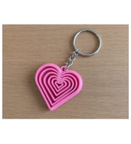 Alvera Kalp Fidget Anahtarlık – Hareketli Stres Oyuncağı ve Çanta Süsü - Pembe