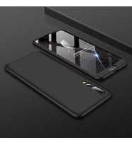 Huawei P20 Pro Uyumlu Kılıf Zore Ays Kapak (Siyah-Mavi)