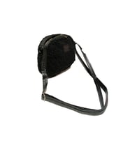 ELNES Kadın Siyah Peluş Mini Urban Omuz Çanta