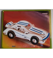 Hayal Sepeti PORSHE Ahşap Maket Büyük Boy   Boyanabilir Maket