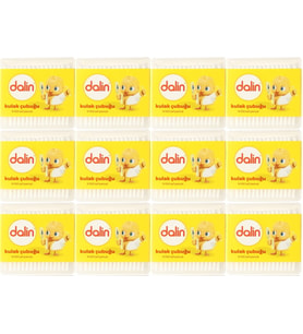 Dalin Kulak Çubuğu 100 Adet (12 Li Set)