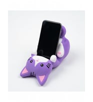 MYCRAFT3D Kedi Figürlü Tablet Telefon Tutucu Stand - 3D Baskı Ofis Masaüstü Aksesuarı ve Biblo