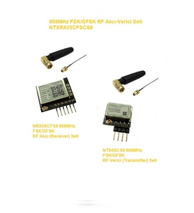 868MHz FSK/GFSK RF Alıcı Verici Seti (NTXRX05CFSCS8)