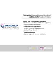 WooCommerce / Wordpress - Vakıf Katılım Sanal POS Modülü