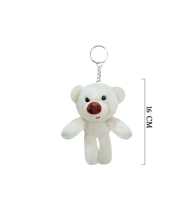 Sevimli Ayıcıklı Peluş Anahtarlık 16 cm (Çok Renkli)