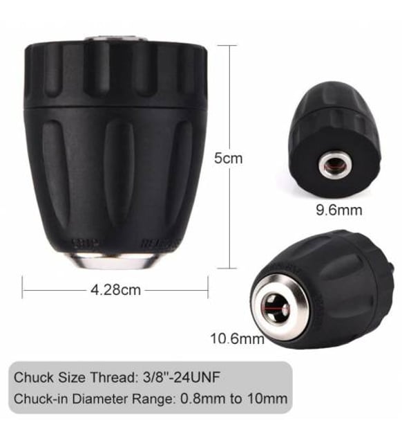 Şarjlı Matkap Uyumlu Mandren 1-10mm 3-8mm Profesyonel kullanım