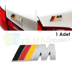 Bmw M Logo Çamurluk Bagaj Arma Amblem Plastik Almanya 1 Adet