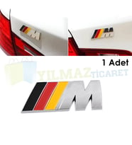 Bmw M Logo Çamurluk Bagaj Arma Amblem Plastik Almanya 1 Adet