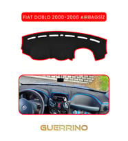FIAT Doblo 2000-2008 Modellerine Uygun aırbagsızTORPİDO KORUMA HALISI KIRMIZI KENAR