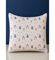 More Home Müslin Bebek Yastık Kılıfı Kapaklı 35X45 Güneş Gök Kuşağı