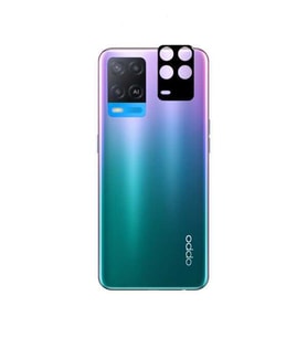 Oppo A54 4G Kamera Lens Koruyucu HD 3D Tempered Glass Cam (Siyah)