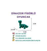 Dinazor Figür - Tarih Öncesi 3D Mini Oyuncak