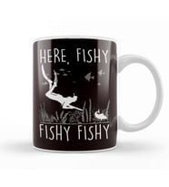 Funny Spearfishing Freedive Fishing Hunting Spearfisher Fish Kupa Bardak Porselen
