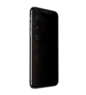 Uyumlu Model Apple iPhone 11 Pro Max Anti-Dust Privacy Hayalet Full Ekran Koruyucu (Siyah)