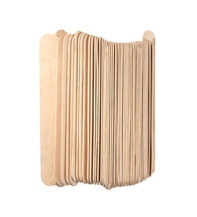 Naturel Renksiz Dil Çubuğu Geniş 50 li - 3 paket