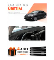 FORD FOCUS 4 (2017-2021) Uyumlu Torpido Koruma Örtüsü Oto Kılıfı - Siyah