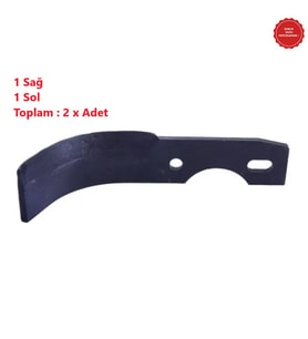 Yağmur Çapa Makina Pat Pat Bıçağı-İthal Sağ-Sol 2 Adet
