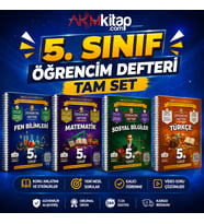 Murat Eğitim Yayınları 5.Sınıf Öğrencim Defteri Seti 4 Kitap