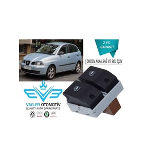 Seat Ibiza 2003-2009 Önden Arka Cam Için Cam Düğmesi 6q0959858a
