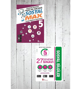 Ata 5.Sınıf Sosyal Max Soru Bankası -27 Deneme Sınavı