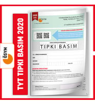 YKS-TYT 2020 ÖSYM Tıpkı Basım Türkiye Geneli Dijital Çözümlü Çıkmış Soru Kitapçı