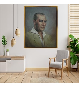 ÇERÇEVELİ ATATÜRK TABLO S768