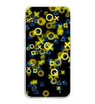 Samsung Galaxy A10   Kamera Korumalı  Kapak Semboller  Tasarımlı  Şeffaf Kılıf