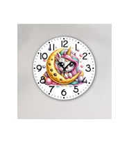 bilge Tasarım Çocuk Odası Duvar Saati 30 x 30 CM (Karışık)