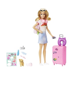 Mattel Barbie Seyahatte Bebeği Aksesuarları HJY18