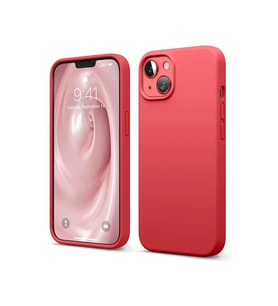 Apple iPhone 14 Kılıf First Silikon - Kırmızı