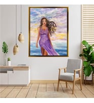 Altın  Çerçeveli tablo ss1084