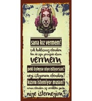 Türk Sineması Yeşilçam Özel Kolleksiyonu Tasarım Ahşap Poster