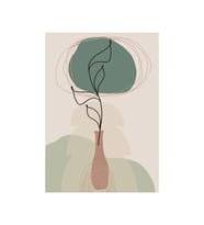 Bohem Minimalist Çizgisel Kanvas Tablo 0015