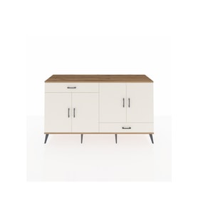 Hyperion Konsol 5 Raflı 2 Çekmeceli 4 Kapaklı 176x44x99 Çam-Aytaşı