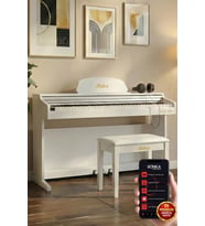 Midex PLX-190WH Dijital Piyano 88 Tuşlu Beyaz Tuş Hassasiyetli Çekiç Aksiyonlu