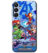 Galaxy A25 Kılıf HD Desen Baskılı Kılıf - Avengers Cartoon
