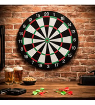 Profesyonel Dart Tahtası – İç Mekan Duvar Tipi Klasik Dart Oyunu Seti  Ev & Ofis Eğlencesi (Lacivert-Mor-Siyah-Beyaz)