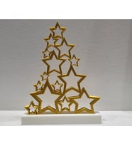 15CM Yıldızlardan oluşan Noel Yılbaşı ağacı Ağaç Dekorasyon