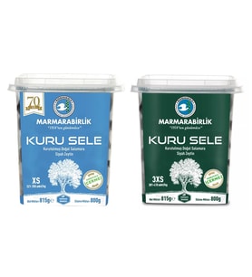 Marmarabirlik Kuru Sele Zeytin 800 gr 3XS ve XS 2 li Paket