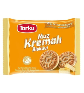 KREMALI MUZLU BİSKÜVİ (4*61) 8 ADET