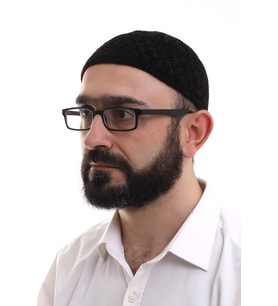 Baba Günü Hediyesi - Siyah Kahve Hasır Desen Kışlık Kadife Namaz Takkesi