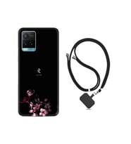 Vivo Y33s Kılıf Ipli Boyun Askılı Desenli Silikon Love 1629